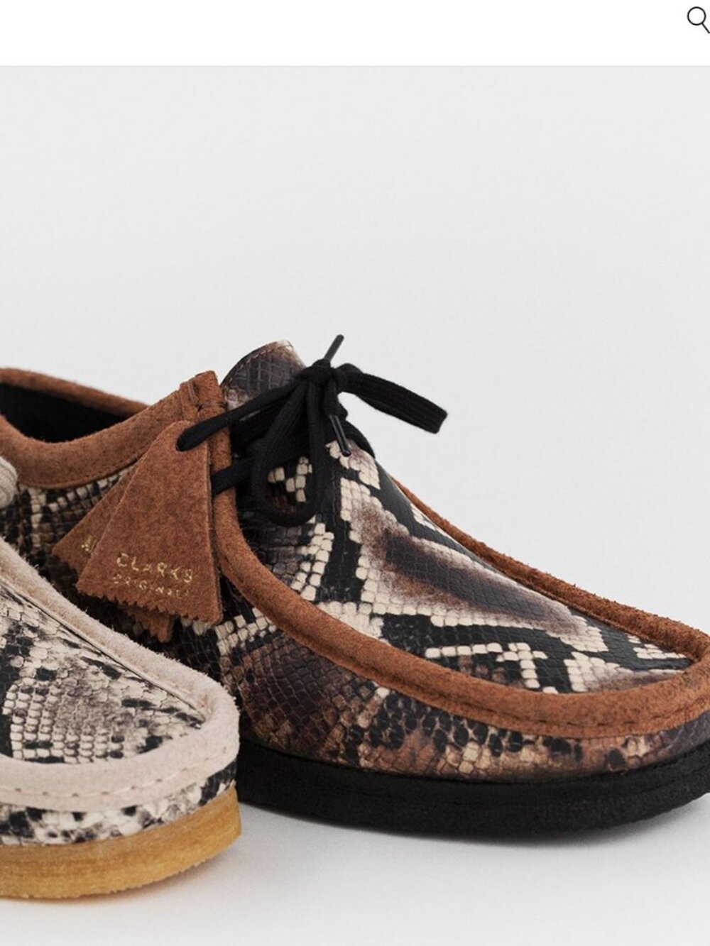 Aimé Leon Dore x Clarks Wallabee Low Snakeskin Brown size (M Size 10)
